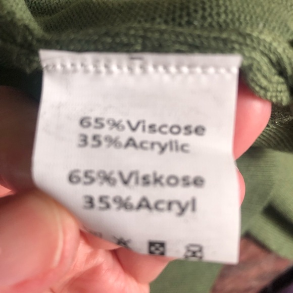 Olive Green Women's Sweater - Picture 8 of 8